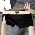 5pcs/set Men's Boxer Fashion Underwear High Stretch Panties Underpants For Homme Luxury Set Shorts Breathable Soft Men's Boxer - Image 4