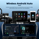 EKIY 5 inch Motorcycle GPS Navigation Display Screen Portable Digital Motorcycle Dashboard Wireless CarPlay Moto Android Auto - Image 4