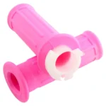 2x Handlebar Grips Practical Throttle Twist Grip Handle Bar Set Left Right Fit for Yamaha PW50 Replaces Spare Parts - Image 3