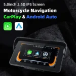 Freedconn Digital Motorcycle Dashboard GPS Navigation Wireless CarPlay 5.0 inch Moto Android Auto Removable Display Screen - Image 2