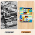 Medicine Storage Box,Portable 3 Layer Medicine Box First Aid Box With Lid & Handle, Multi-grid Medication Storage Box - Image 6