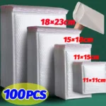 10-100Pcs Multi-size White Bubble Envelopes Bag Thicken Waterproof Light Self Seal Shipping Bag Bubble Padding Storage Organizer
