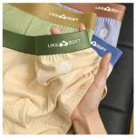 5 Pcs Men's Striped Funny Boxer Shorts Underwear Sexy Underpants Man Male Homme U Convex Shorts Lingerie Boxershorts Panties - Image 2