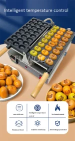 Electric Egg Bubble Waffle Pan Equipment Japanese Baby Castella Machine Hot Selling Bubble Takoyaki Octopus Balls Grill Machines - Image 3