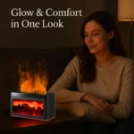 Mini Fireplace Aroma Diffuser Create A Festive Atmosphere 7 Color Flame Lighting Effects Perfect For New Year Gifts Home Decor - Image 6