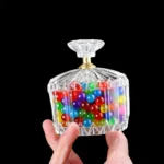 Transparent Vertical Candy Box Snack And Dried Fruit Can Desktop Jewelry Small Items Cotton Swabs Storage Box European Style - Image 5