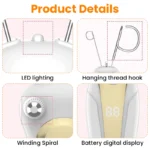 Mini Electric Hair Remover Body Hair Removal USB Cotton Thread Epilator Shaver Trimmer Devices for Women Neck Lip Chin Skin care - Image 2