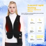 2025 New V-Neck Graphene Heated Vest Unisex One Size Fits All Motorcycle Riding Streetwear Warmth Clothing Electric Heat Jacket - Image 3