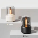 Essential Oil Diffuser Candlelight Style Aroma Diffuser 120mL Mist Humidifier Warm White Night Light Quiet Cool Mist Air Humidif - Image 3