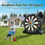 3m/10ft Tall Giant Inflatable Soccer Ball Darts Board with 8pcs Soccer Ball &Blower Commercial children's playground - Image 4