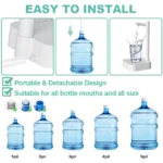 Electric Water Gallon Pump Automatic Water Dispenser Pump 19 Liters Desktop Portable Water Pump Bottle Barrel T30 Rechargeable - Image 4