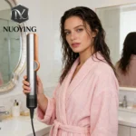 EU Professional 2-in-1 Hair Tool: Negative Ion Dryer & Straightener for Wet/Dry Long-Lasting Styling