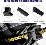 Motorcycle Chain Brush Cleaner Plastic Bicycle/Moto Brush Clean Chain Cleaner Outdoor Scrubber Road Care Tools Motorcycle Parts - Image 4