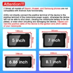 Jansite Motorcycle Display Screen Carplay Moto Navigation Portable Digital Dashboard Motobike Android Auto Waterproof BT Monitor - Image 2