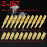 Mortorcycle Carburetor Nozzle Main Jet and Slow Pilot Jet Set Replacement 10/20 PCS For NSR KSR PE PWK PWM Keihin OKO KOSO CVK - Image 5