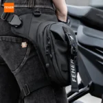 FEHER Motorcycle Thigh Bag Waterproof Unisex Multi-Functional Tear-resistant Motorbike Leg Bag Expandable Outdoors Tactical Bag - Image 2