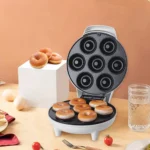 Mini Donut Machine Household Doughnut Maker for Kitchen Donut Machine Dessert 7 Holes 220V EU Plug/110V US Plug - Image 2