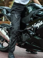 FEHER Winter Motorcycle Overpants Waterproof Quick Release for Men and Women Anti-fall Keep Warm Motorbike Trousers for Riders - Image 5