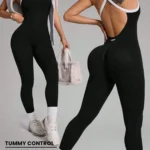 Cross shoulder strap pants jumpsuit yoga suit fitness suit threaded jumpsuit seamless exercise quick drying yoga jumpsuit