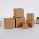 20/50pcs Multi Size Square Kraft Gift Box Black White Brown Fold Packaging Gift Box Proposal Box For Bridal Birthday Party - Image 4