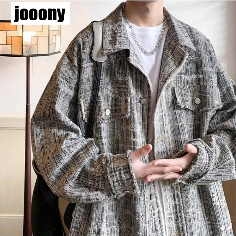 kf-Scf25184c614949c2bdda363b2e246f87C Jackets for Men Basic Daily Commuting Coats High Street Harajuku Cozy Spring Autumn Baggy Casual All-match Ins Chic Long Sleeve - Image 1