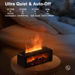 Fireplace Humidifier Flame Aroma Humidifier for Home Aromatherapy Fragrance Diffuser Essential Oil Diffuser with Remote Control - Image 5