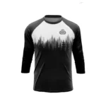 Breathable 3/4 Sleeve Half Sleeve O Neck Shirt Casual Loose MTB DH MX Cycling Jerseys Bike/Moto Shirts Running Soccer Shirt Unis