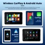 EKIY 5 inch Motorcycle GPS Navigation Display Screen Portable Digital Motorcycle Dashboard Wireless CarPlay Moto Android Auto - Image 5