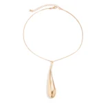Ingemark Exaggerated Sexy Big Water Drop Dome Pendant Choker Necklace Women Goth Snake Chain Aesthetic Y2K Jewelry Accessories - Image 5