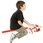 New PVC Horse Head Stick Balloon Cartoon Inflatable Balloon Animal Long Sticks Balloon Kids
