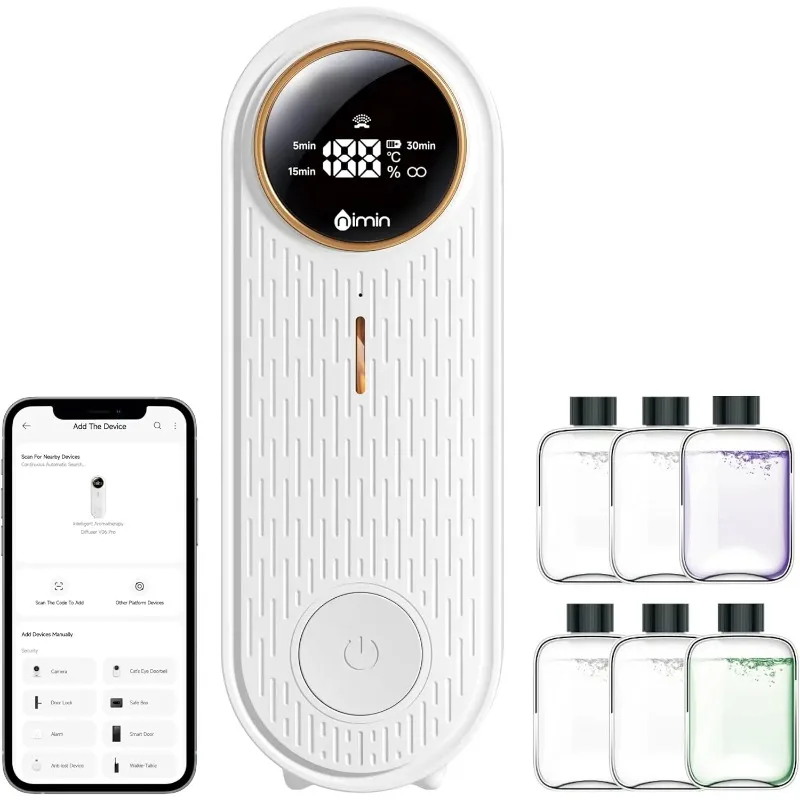 kf-Sdd02c8914f124d979a5a2437343f7cf10 A71Z Intelligent App Aromatherapy Machine Humidifier Bedroom Fresh Air Toilet Deodorization Fragrance and Fragrance Room - Image 1