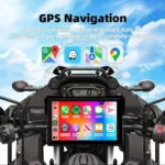 Jansite 5/7 inch Carplay Motorcycle DVR Navigation GPS Wireless CarPlay Android Auto IPX7 Display Screen Portable Moto Monitor - Image 5