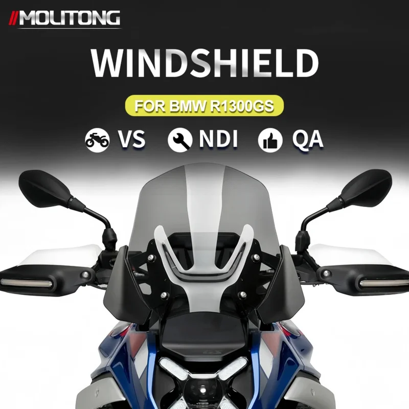 kf-Sdf1fa077274744f0b8bafe7b9ea7e84aY New Motorcycle Front Wind Deflector R1300GS/R 1300 GS- Windscreen Spoiler Accessories, Improves Airflow Management - Image 1
