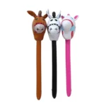 Inflatable Stick Horse Pony Head Toy for Kids Cowboy Party Favors Birthday Gift Outdoor Play Toys - Image 6