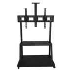 Durable Mobile Electric TV Stand LCD TV Video Conferencing Cart Fits 60 Inches-120 Inches SH-2100