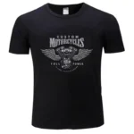 2024 Men T Shirt Motorcycles Engine Chopper Biker Bobber Motard Harleys Tees Graphic Oversize Davidson Streetwear Casual Unisex - Image 2