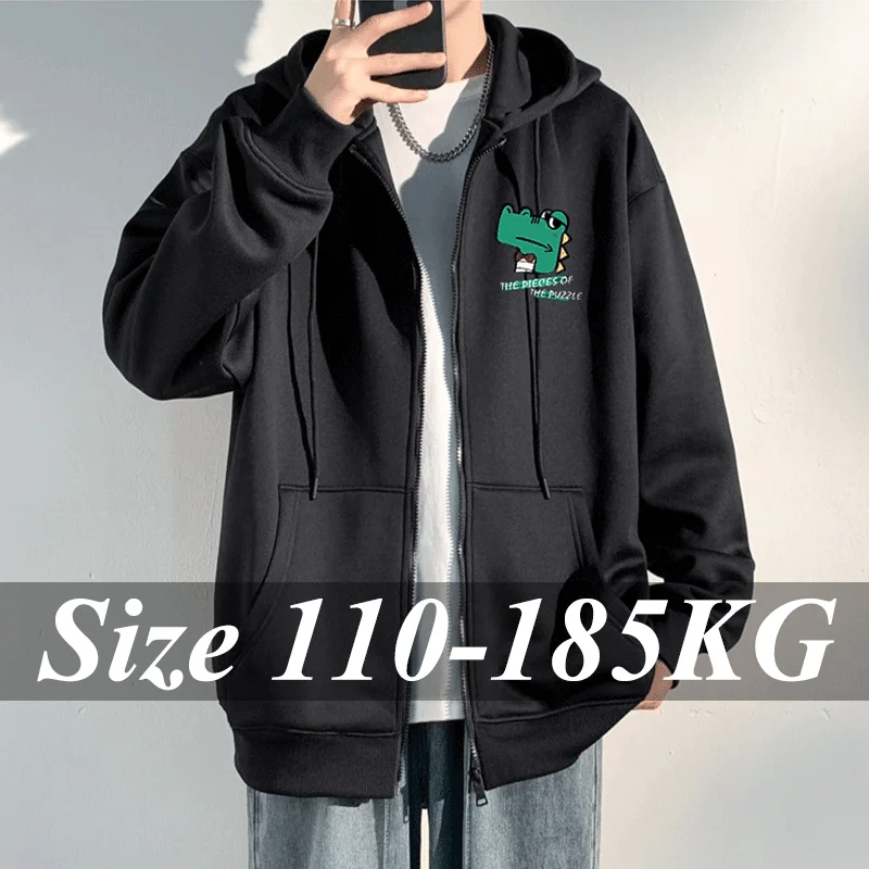 kf-Se673cd8f967b473e95a9ec74ad15b81fn Men's Long Sleeve Zipper Jacket Coats Plus Size Autumn 5XL 6XL 7XL Warm Sweatshirts Casual Baseball Jacket Outdoor Male Clothing - Image 1