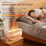 SEJOY Air Humidifier With LED Light Essential Oils Humidifiers Home Aroma Humidifier Flame Automatic Fragrance Diffuser - Image 2