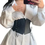 Women Push Up Bustiers Corset Underbust Gothic Waist Belt Crop Tops Waist Corset Clubwear Party Outwear - Image 2
