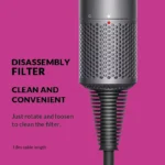 Diffuser Hairdryer Ionic 5in1 Professional Electric Hair Dryer Heat Leaf Blow Drier With Diffuser Ion Leafless Air Blower Woman - Image 5