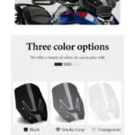 New Motorcycle Front Wind Deflector R1300GS/R 1300 GS- Windscreen Spoiler Accessories, Improves Airflow Management - Image 3