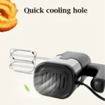 800W Electric Food Mixer Double Sticks Egg Beater Knead Dough 5 Speeds Kitchen Blender Cream Jam Pudding Milkshake Hand Mixer - Image 6