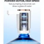 CKRE-Water Bottle Pump,Portable Electric Water Dispenser For 5-Gallon Bottles-USB Charging, For Home Kitchen Room Camping - Image 4