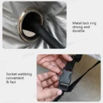 SEAMETAL Universal XL Motorcycle Cover Waterproof 210D Oxford Cloth Outdoor Indoor Scooter Covers for All Season UV Protection - Image 5