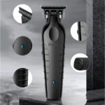 Kemei 2299 Hair Clipper Kemei Professional Electric Barber Hair Trimmer Rechargeable Cordless Trimmer Type-c Zero Gapped Cutting - Image 4