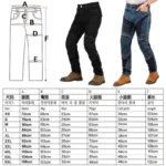 Motorcycle Kevlar Jeans Ventilation Holes Protection Motocross Mens Moto Pants Four Seasons Breathable Riding Gear TZ 032 - Image 2