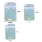 20pcs/Lot Iridescent Laser Ziplock Bags Nail Sequins Diamond Stuff Jewelry Storage Pouches Multicolor Plastic Package Bag - Image 5