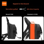FEHER Motorcycle Thigh Bag Waterproof Unisex Multi-Functional Tear-resistant Motorbike Leg Bag Expandable Outdoors Tactical Bag - Image 6