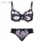 Logirlve Sexy Lingerie Female Push Up Bra Sets Seamless Bra For Women's Lace Underwear Two-piece Bralette Woman Set - Image 5