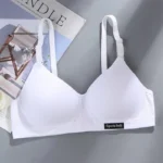 3pcs Women Thin Wireless Bra Girl Seamless Push Up Bra Student Comfort V-Shaped Underwear Adolescent Breathable Comfort Lingerie - Image 6
